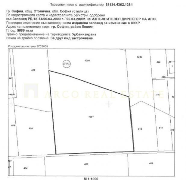 Terreno edificabile Sofia (zona Люлин 5) - foto 1