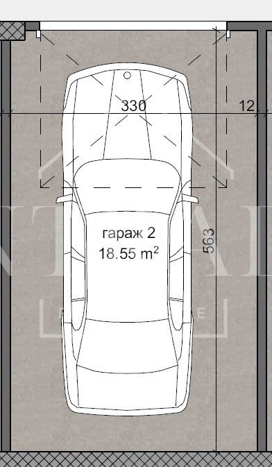 Parking space Sofia (neighborhood Малинова долина) - photo 1