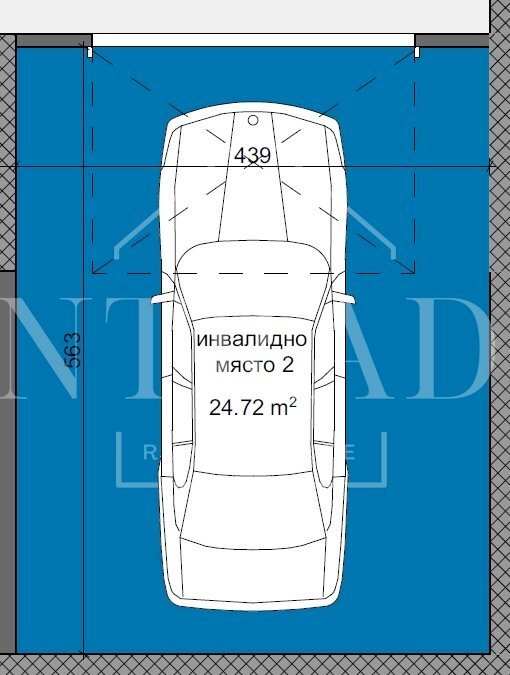 Parking space Sofia (neighborhood Малинова долина) - photo 1