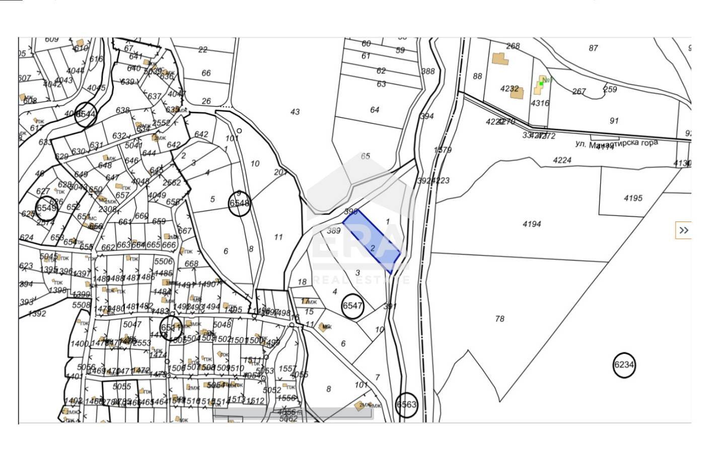 Terreno edificabile Sofia - planimetria 1