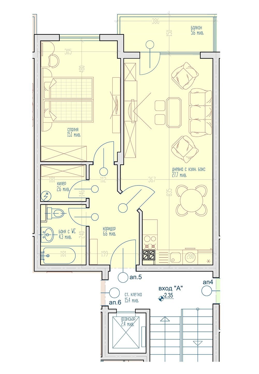 Apartment гр. Варна, Varna (neighborhood Виница) - photo 1