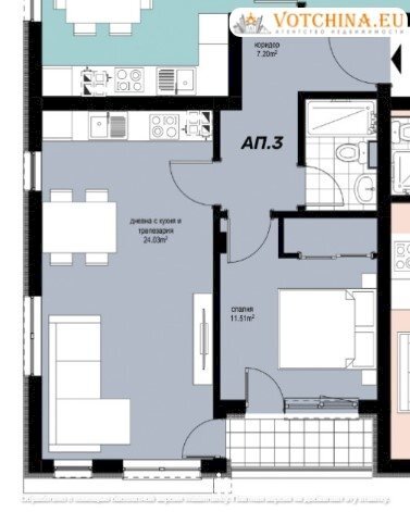Apartment гр. Варна, Varna (neighborhood Аспарухово) - photo 1