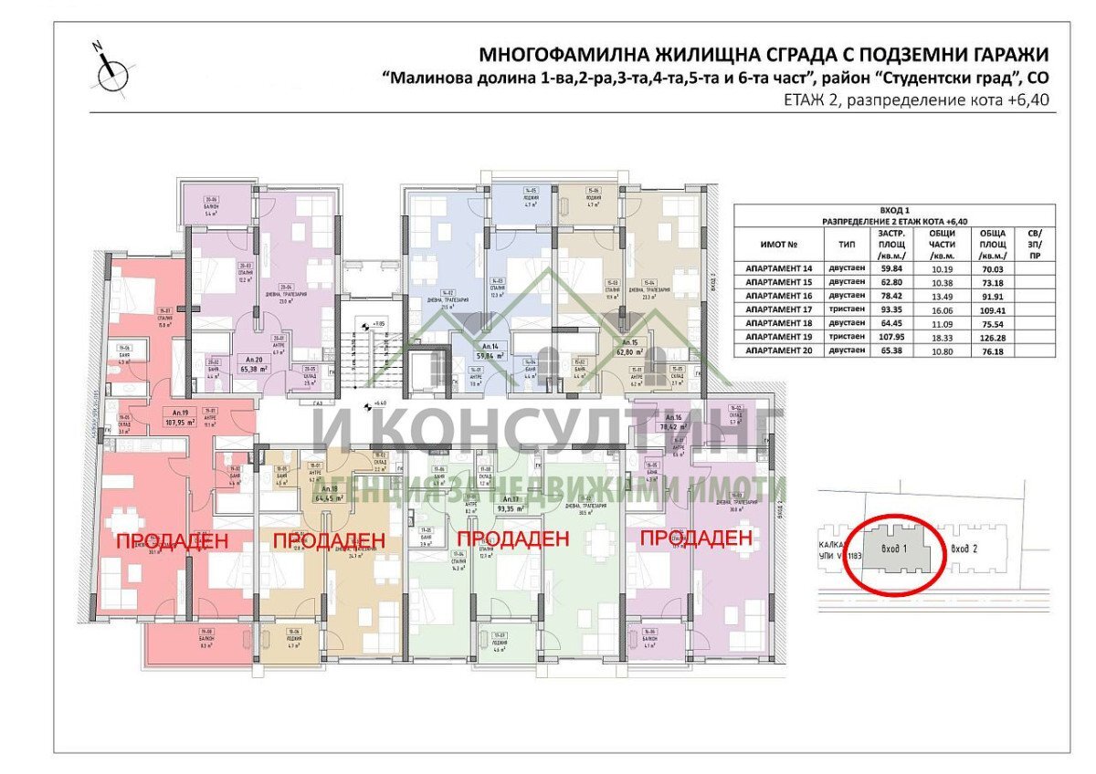 Bilocale Sofia (zona Малинова долина) - foto 1