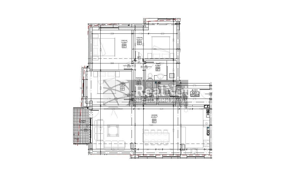 Trilocale ул. Едуард Генов, Sofia (zona Малинова долина) - foto 1