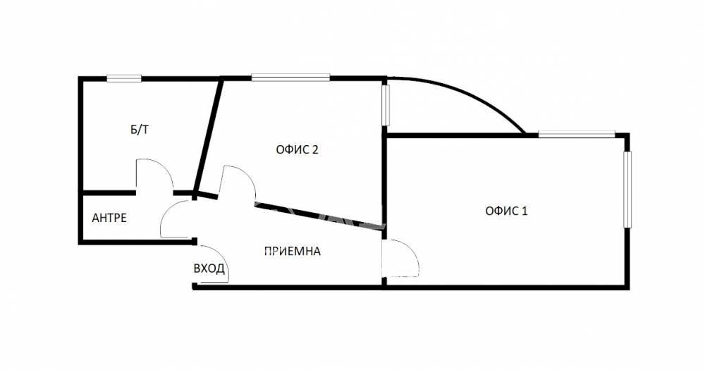 Ufficio Varna city, Varna - planimetria 1