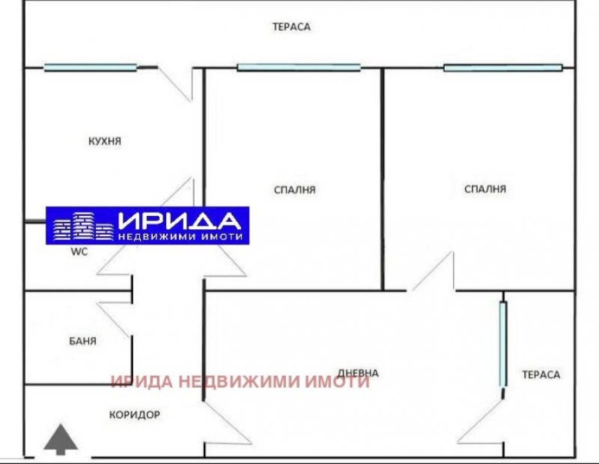 Trilocale Sofia (zona Дианабад) - foto 1