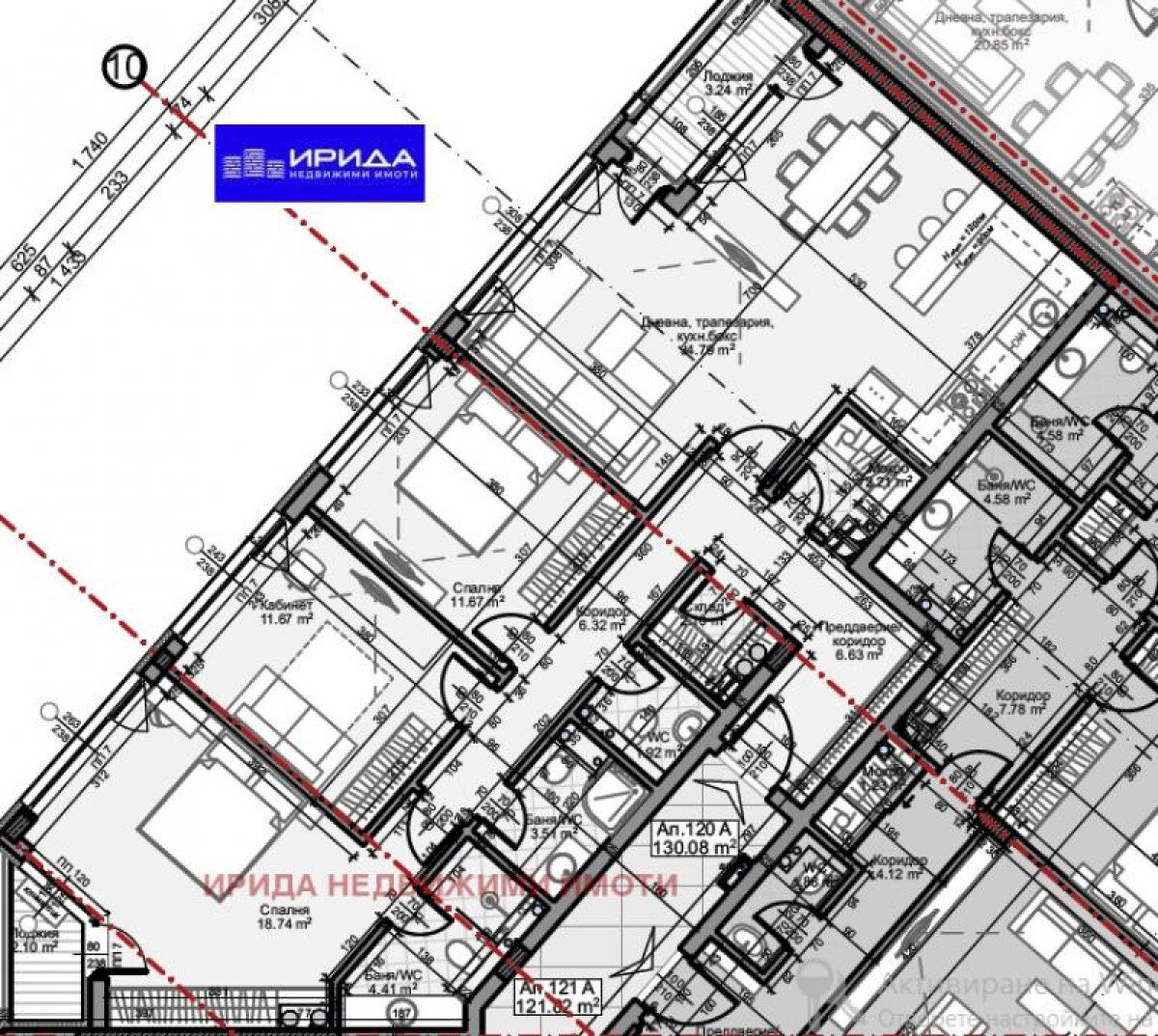 Three-room apartment Sofia (neighborhood Младост 4) - photo 1