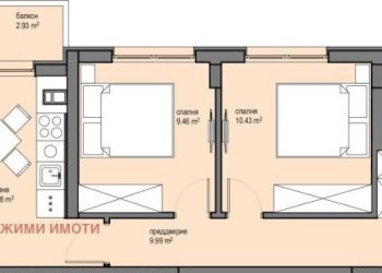 Trilocale Sofia (zona Красна поляна 2) - foto 1