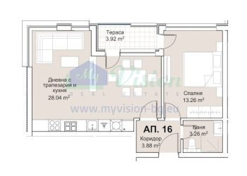 Two-room apartment Sofia (neighborhood Хладилника) - photo 1