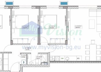 Four-room apartment Sofia (neighborhood Витоша) - photo 1