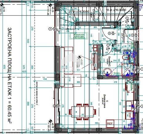 Villa Varna (zona Изгрев) - planimetria 1