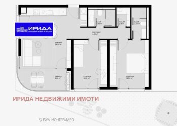 Three-room apartment Sofia (neighborhood Овча купел) - photo 1