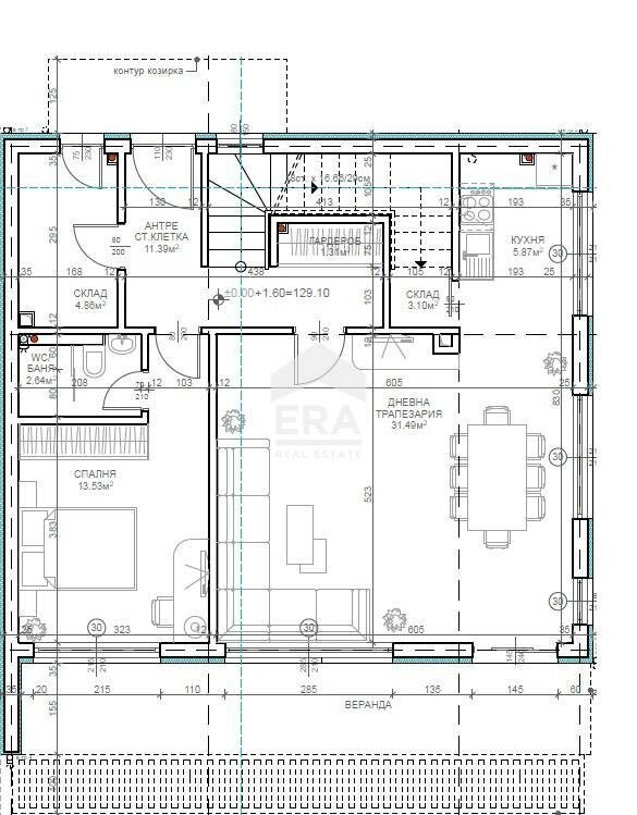 Villa Varna (neighborhood м-т Горна Трака) - floor plans 1