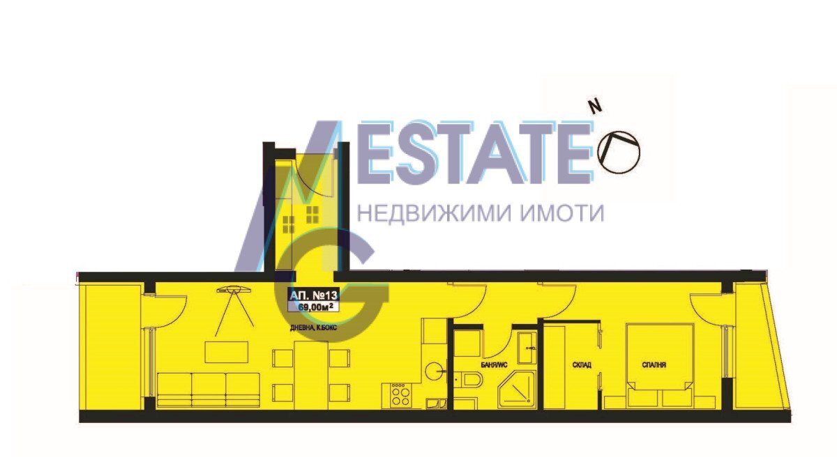 Two-room apartment гр. Поморие, Pomorie - photo 1