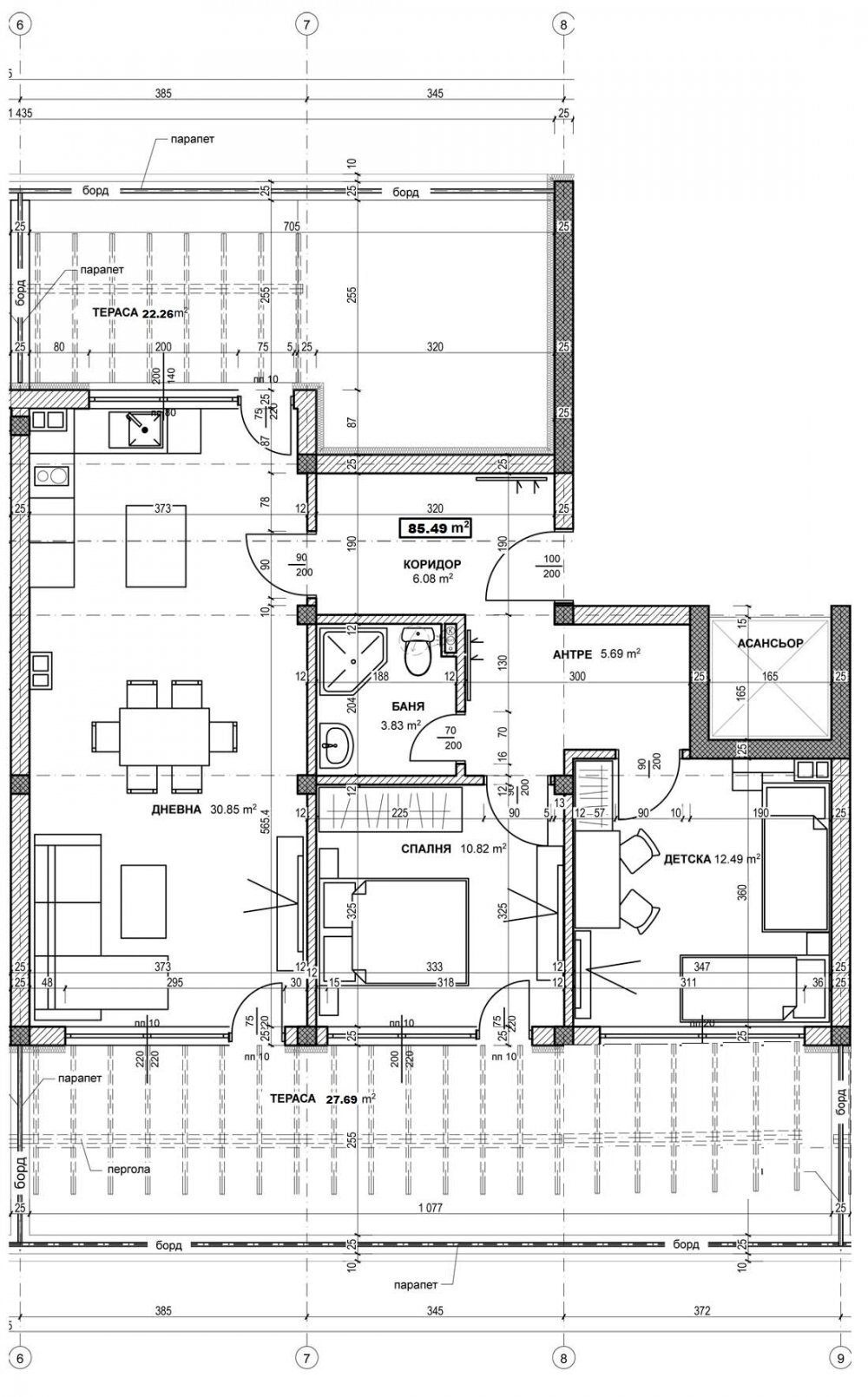 Apartment гр. Варна, Varna (neighborhood Виница) - photo 1