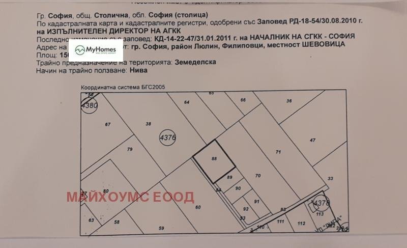 Terreno edificabile Sofia (zona Суходол) - foto 1