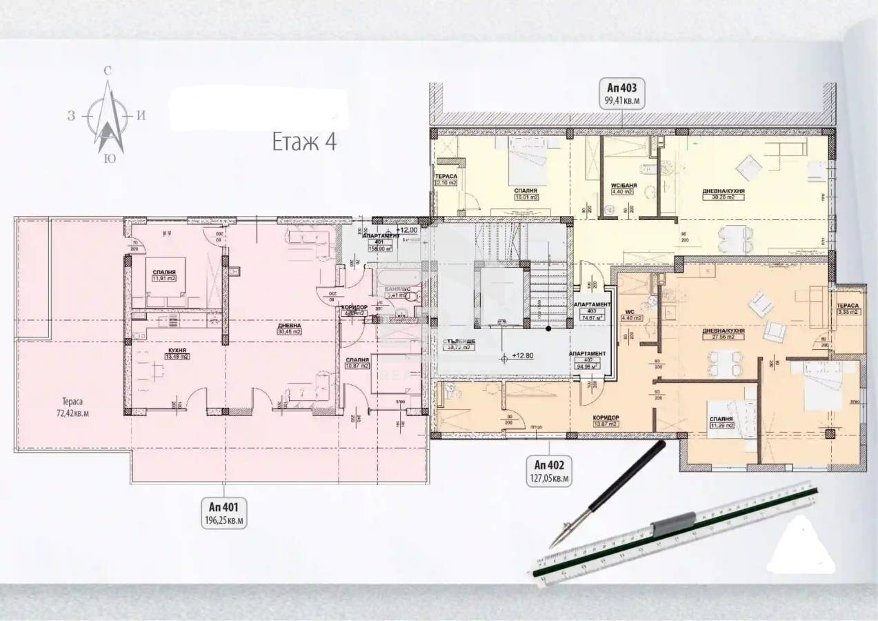 Two-room apartment Sofia (neighborhood Дианабад) - floor plans 1