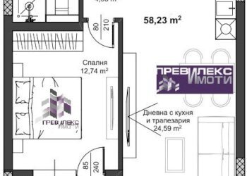 Two-room apartment Plovdiv (neighborhood Христо Смирненски) - photo 1