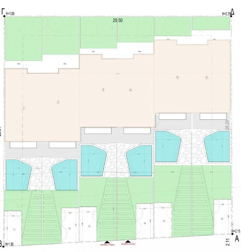 Four-room apartment Greece - floor plans 1