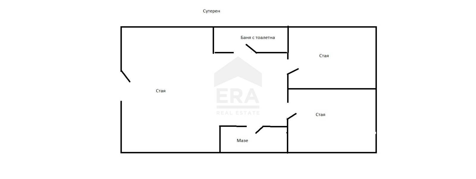 Villa Pernik (neighborhood Ралица) - floor plans 1