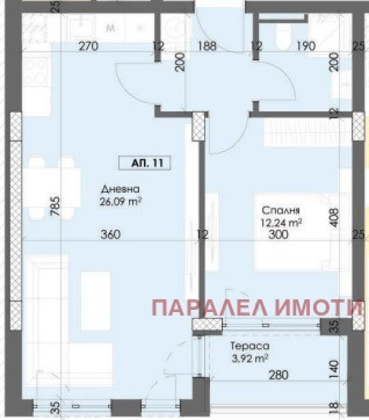 Apartment Plovdiv (neighborhood Тракия) - photo 1