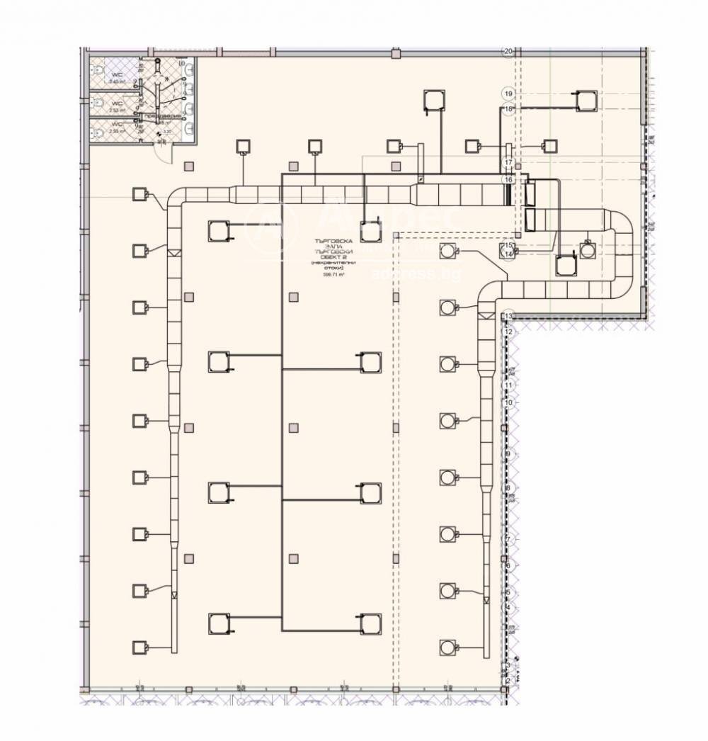 Commercial Premises Varna city, Varna - floor plans 1