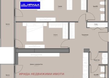 Three-room apartment Sofia (neighborhood Оборище) - photo 1