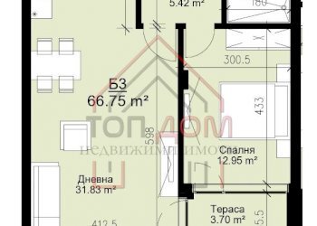 Two-room apartment Varna (neighborhood Бриз) - photo 1