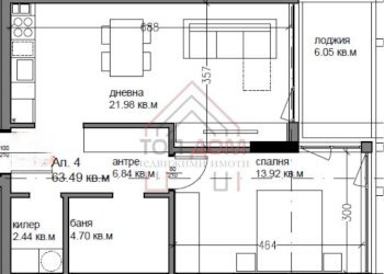 Two-room apartment Varna (neighborhood Окръжна болница) - photo 1