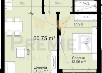 Two-room apartment Varna (neighborhood Бриз) - photo 1