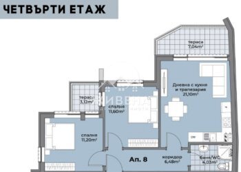 Three-room apartment Varna (neighborhood Аспарухово) - photo 1