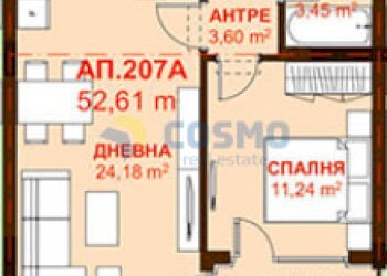 Two-room apartment Burgas (neighborhood Сарафово) - photo 1