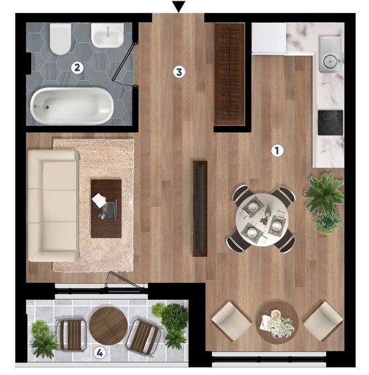 Apartment м. Ален Мак, Varna - photo 1