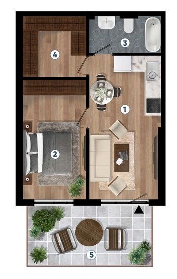 Apartment м. Ален Мак, Varna - photo 1