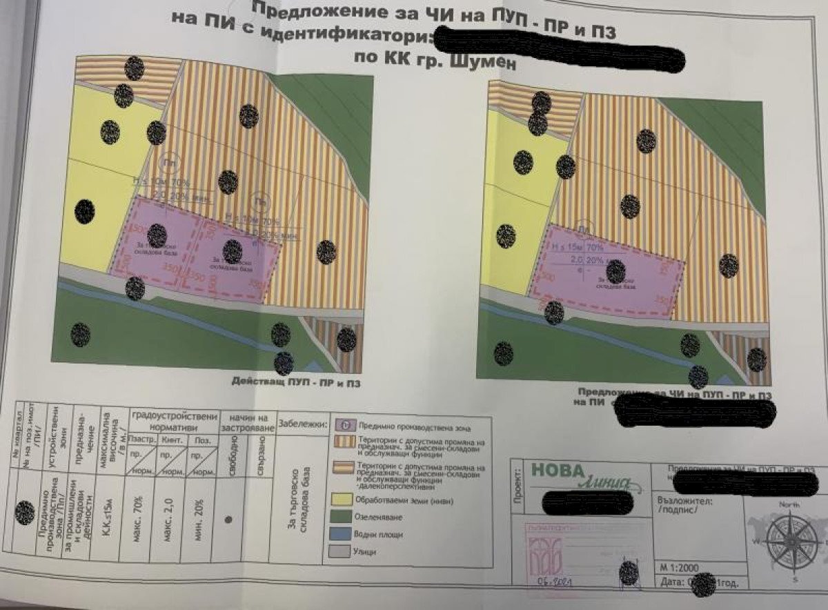 Terreno edificabile Shumen (zona 5-ти полк) - foto 1