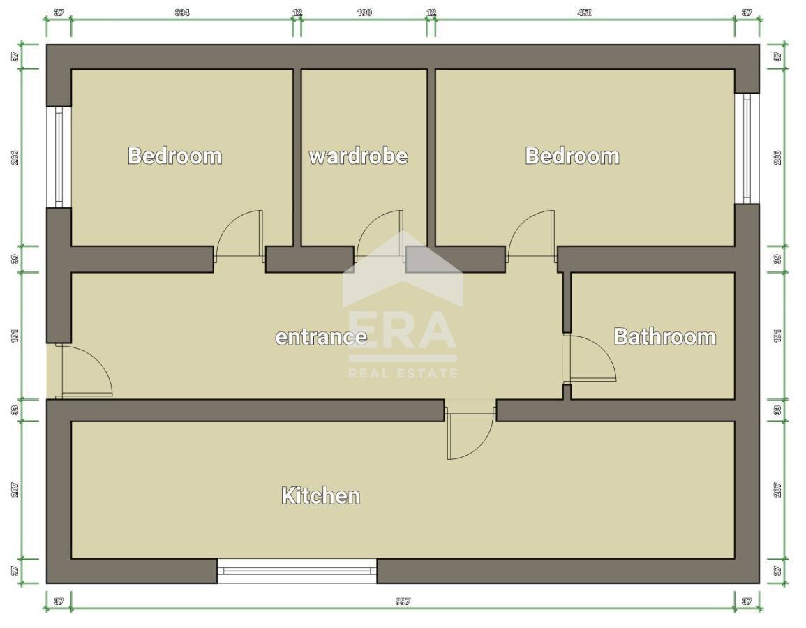 Villa Varna (neighborhood Аспарухово) - floor plans 1