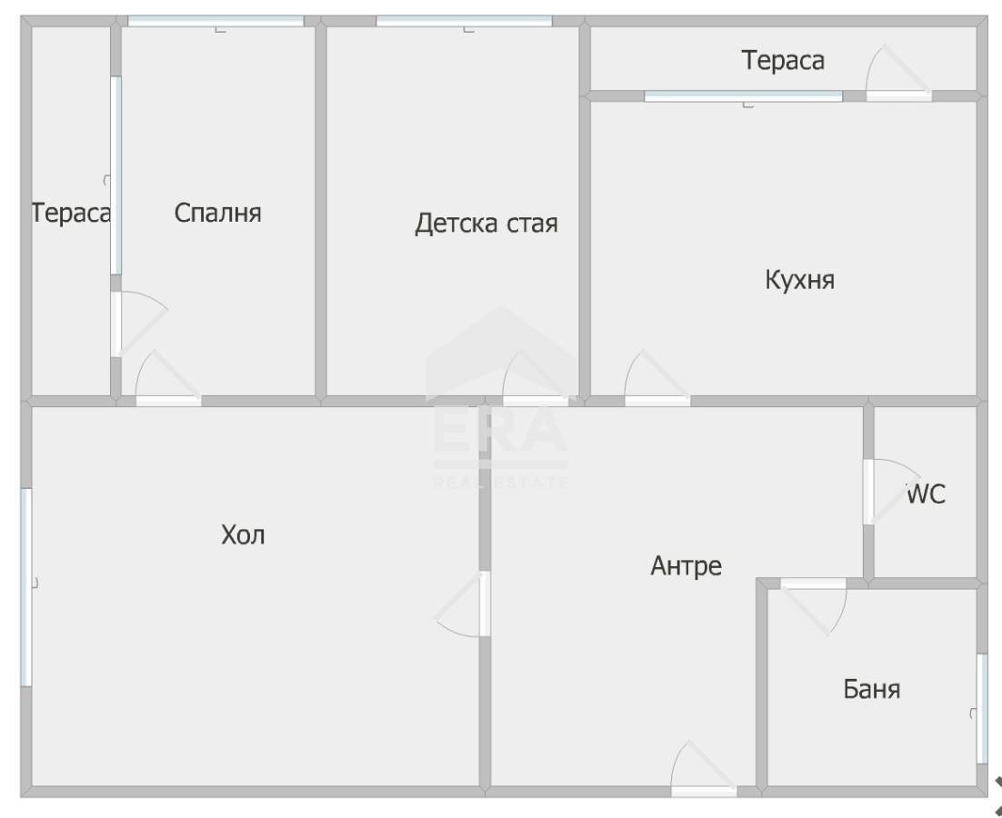 Villa Sofia (neighborhood Левски) - floor plans 1