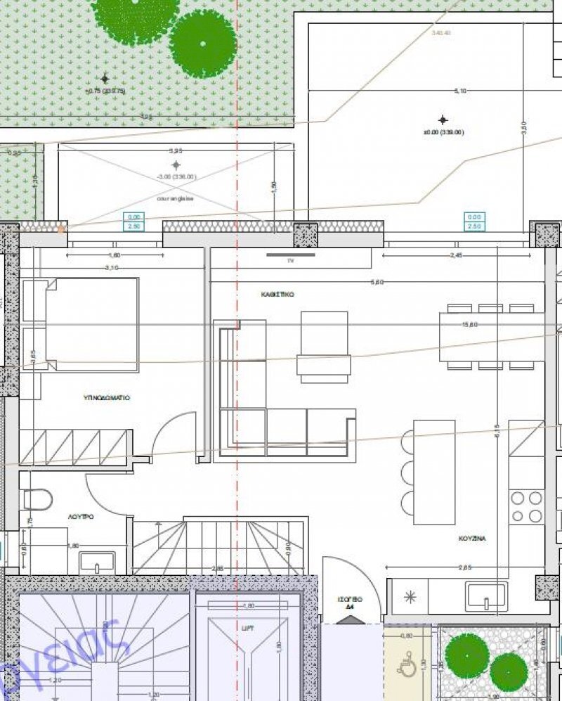 Two-room apartment Greece - floor plans 1