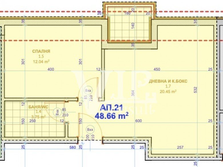 Monolocale Varna (zona Кайсиева градина) - foto 1