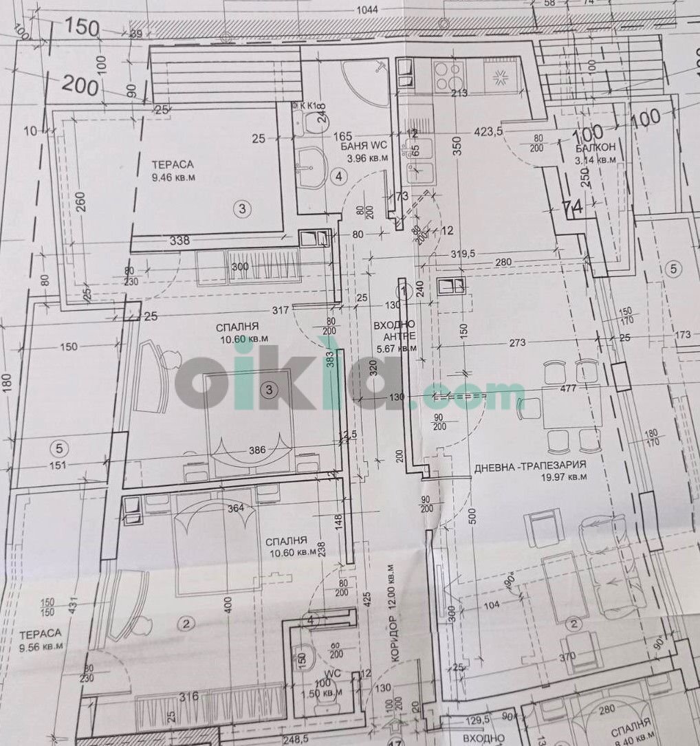 Trilocale Поп Костадин 16, Varna (zona Колхозен пазар) - foto 1