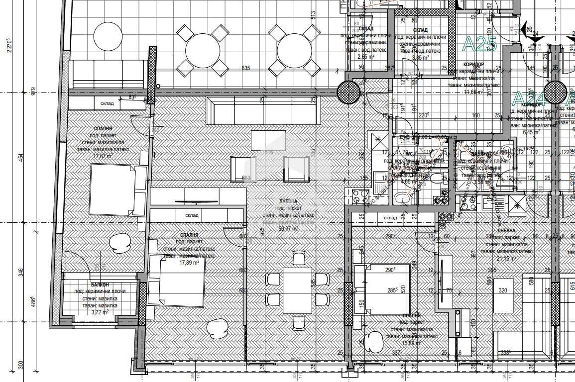 Trilocale Sofia (zona Летище София) - planimetria 1