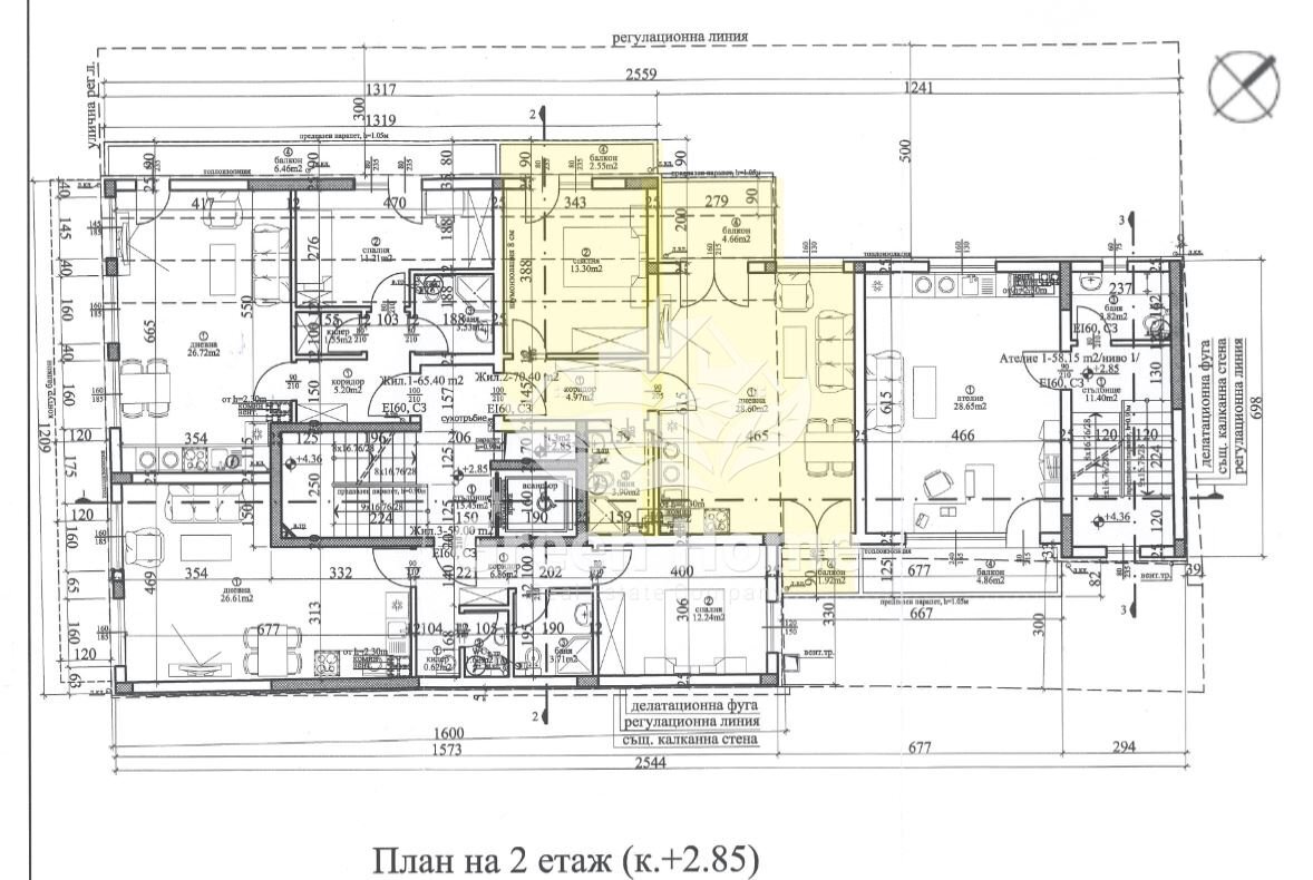 Bilocale Varna (zona Общината) - foto 1