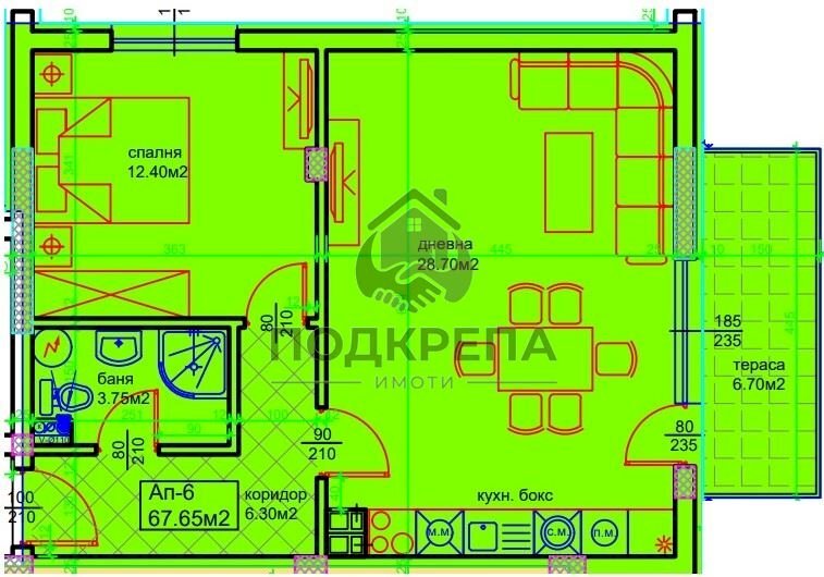 Two-room apartment Asenovgrad - photo 1