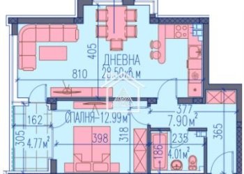 Two-room apartment Plovdiv (neighborhood Каменица 2) - photo 1