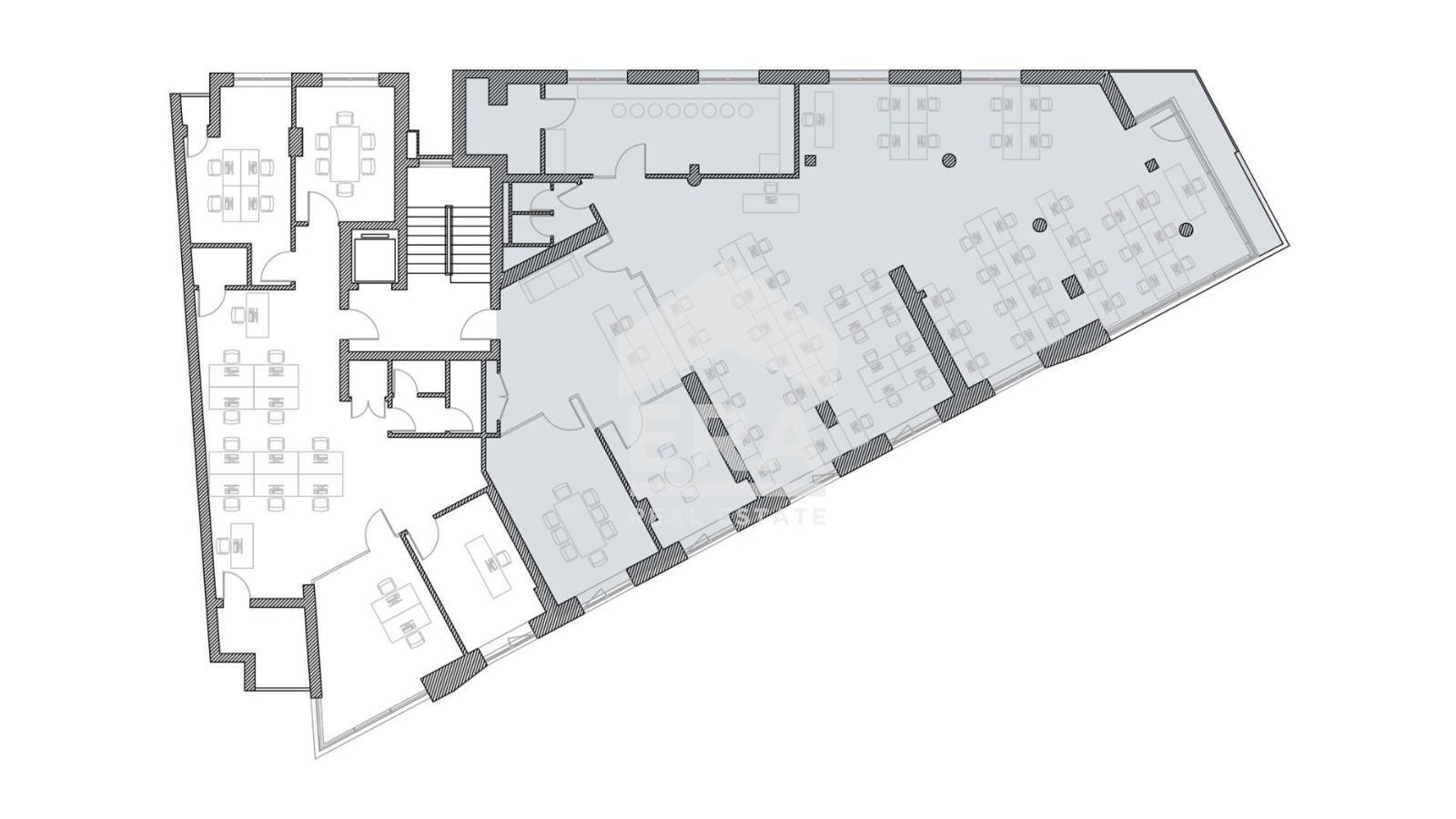Office Sofia (neighborhood Кръстова вада) - floor plans 1