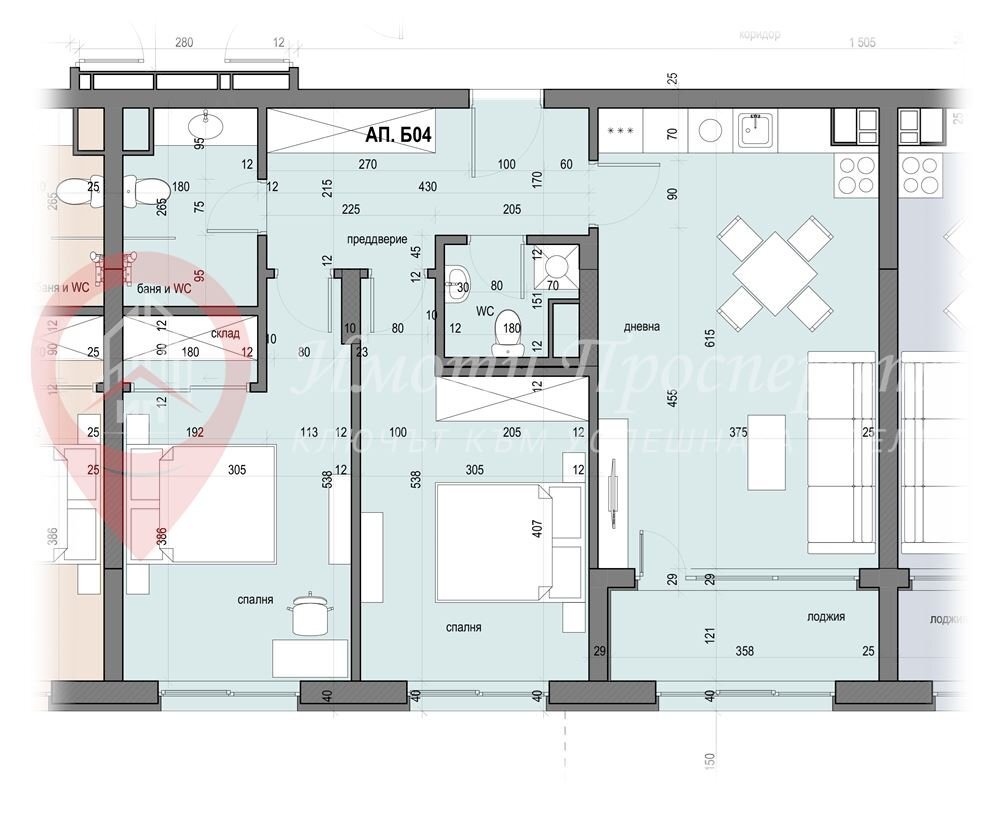 Three-room apartment Sofia (neighborhood Овча купел) - photo 1