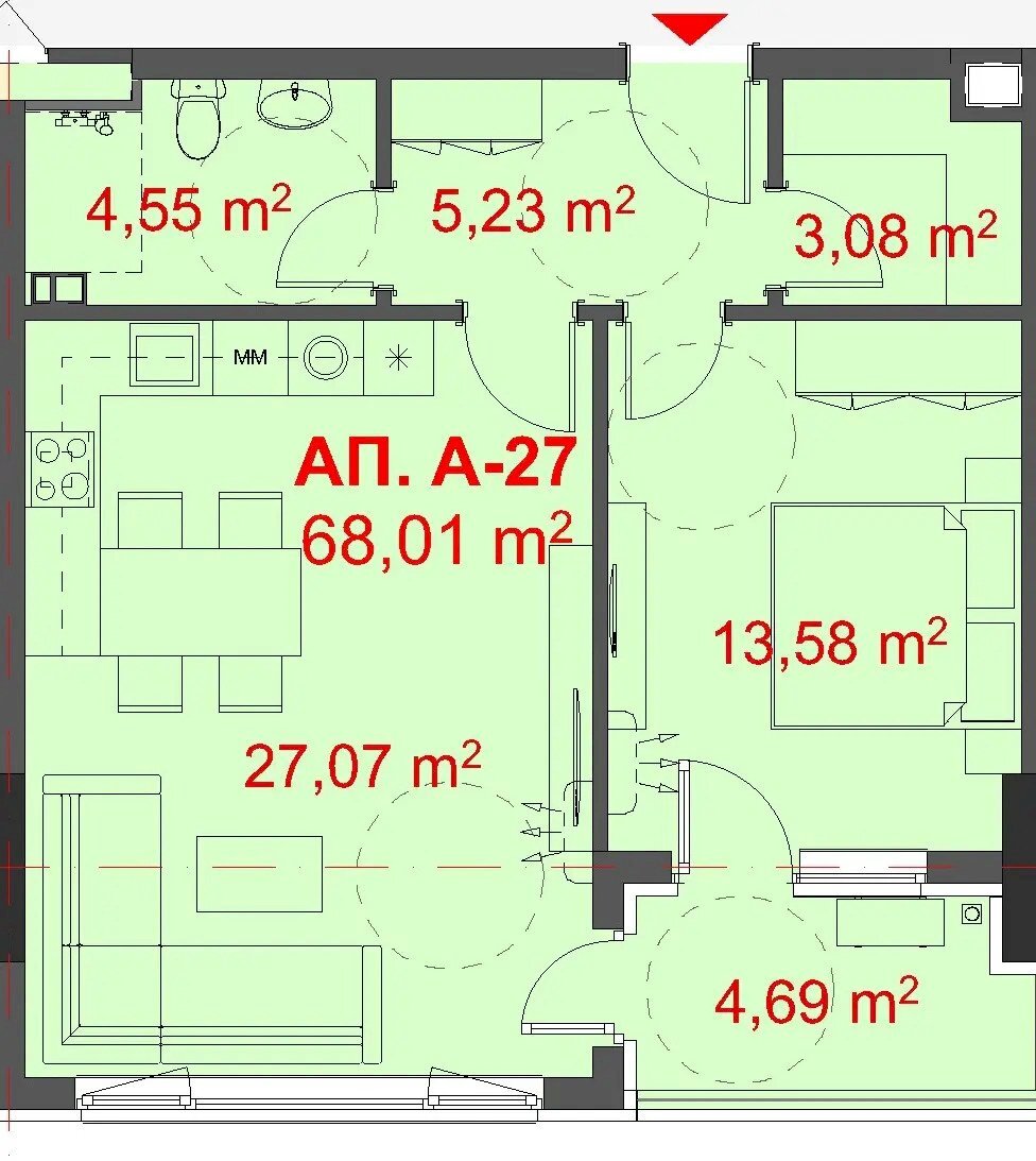 Apartment Burgas (neighborhood Славейков) - photo 1