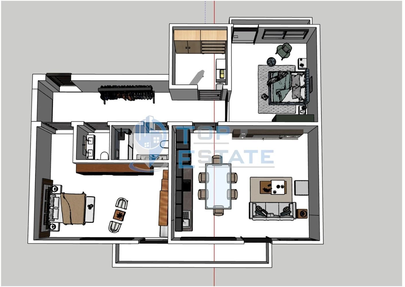 Three-room apartment Veliko Tarnovo (neighborhood Бузлуджа) - photo 1