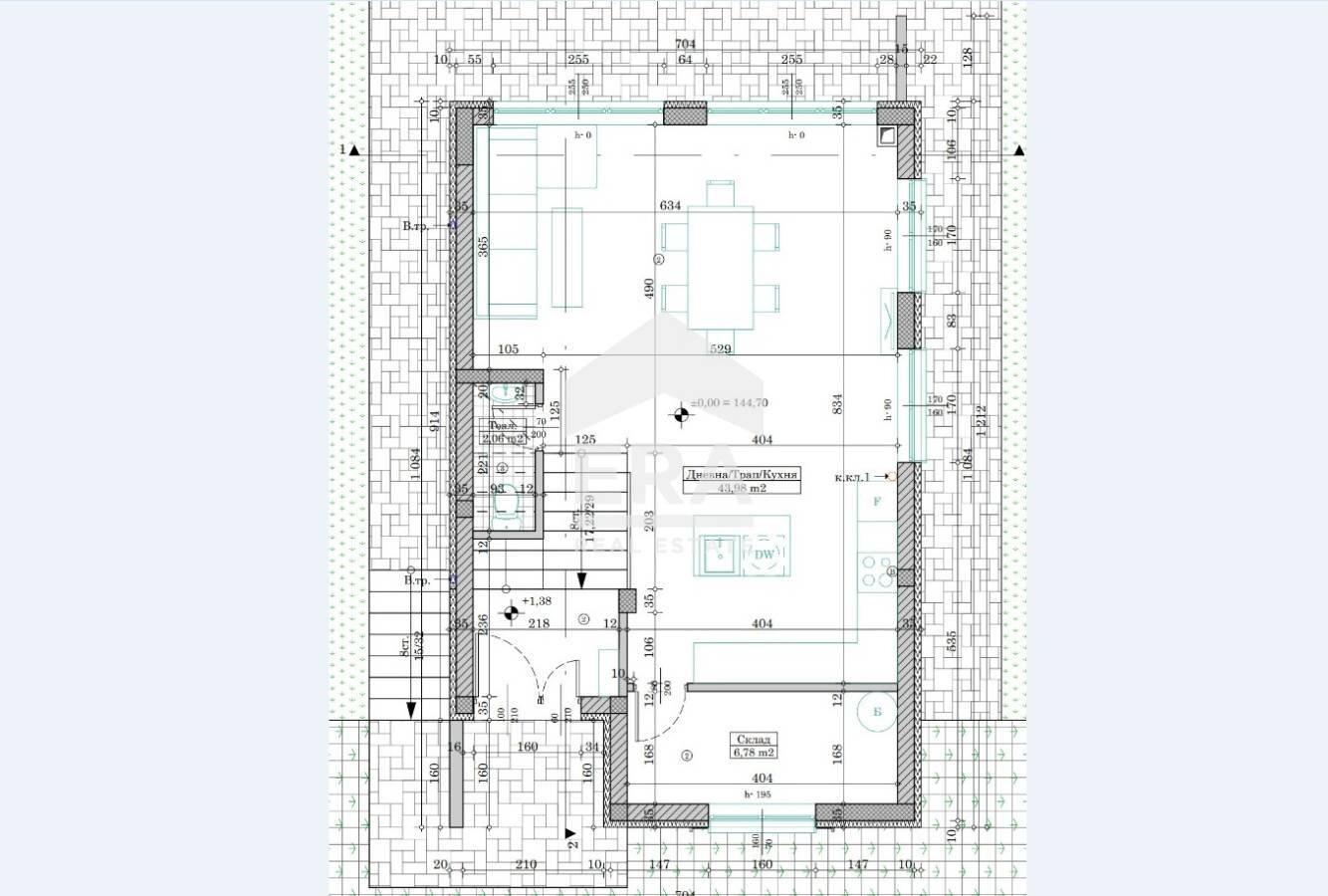 Villa Varna (neighborhood м-т Ментешето) - floor plans 1