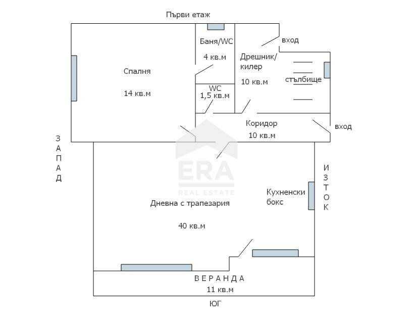 Villa Varna (zona м-т Акчелар) - planimetria 1